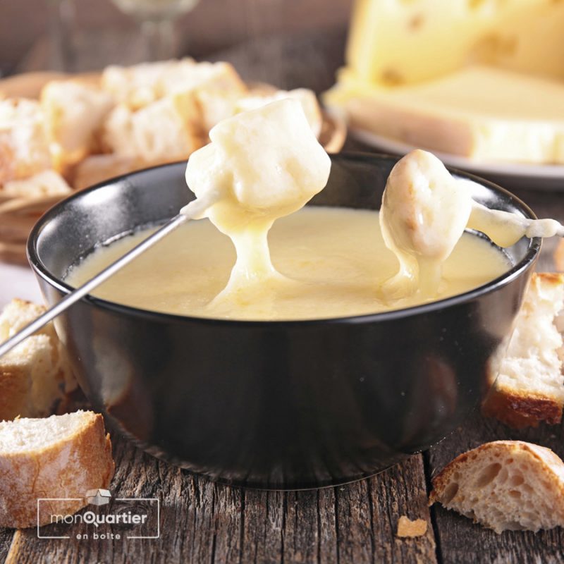 Boîte fondue au fromage