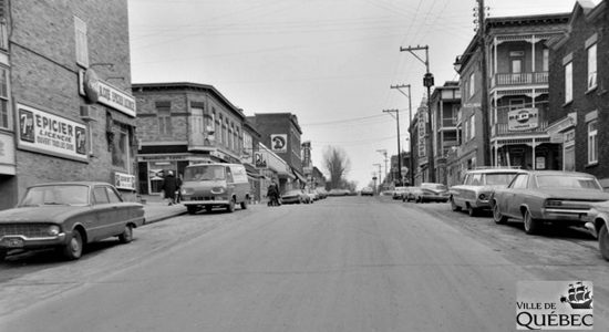 Montcalm dans les années 1960 : avenue Cartier - Jean Cazes