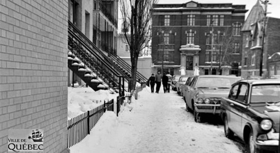 Montcalm dans les années 1960 : la rue Fraser entre Cartier et De Salaberry - Jean Cazes