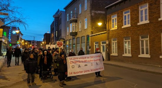 La mobilisation contre le sens unique sur Saint-Vallier se poursuit - Simon Bélanger
